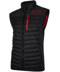 JAKO Bayer 04 Leverkusen BA7517 - Hybrid Softshell Vest Black Men Several Sizes Zipped Side Pockets Details in Contrasting Color