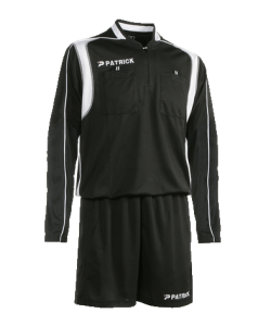 PATRICK REF505 - Soccer Referee Suit Long Sleeves Men Women Football Zipped Collar and Pockets on Chest Several Colors Sizes