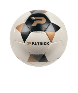 PATRICK TYPHOON801 - Ballon de Match pour Équipe Football Taiwan Butyl Très Haute Qualité Joli Design en Blanc/Noir/Doré Taille T5