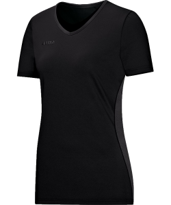 JAKO 6112 - T-Shirt Move Femme Dames Plusieurs Couleurs Tailles Confortable Insertions Élastiques en Mesh Impression Logo Tonale