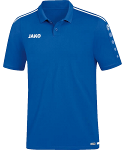 JAKO 6319 Striker 2.0 - Polo Hommes Plusieurs Couleurs Tailles Fermeture à Boutons Tape Contrastant au Cou Rayures Contrastantes