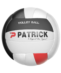 PATRICK VOLLEY805 - Ballon de Volley d'Entraînement Teijin Japan Meilleure Rapport Qualité Prix Pour Équipe Taille T5 Couleur Blanc/Noir/Rouge