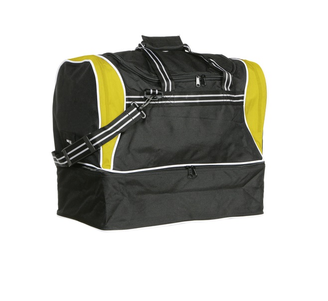PATRICK TOLEDO000-015 Soccer Bag No Logo Black/Yellow/White