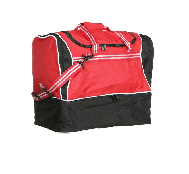 PATRICK TOLEDO000-048 Soccer Bag No Logo Red/White/Black