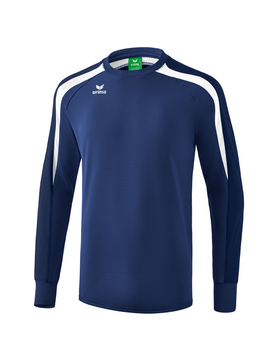 ERIMA 1071869 Sweat-Shirt Entraînement Liga 2.0 Bleu Marin/Bleu Marin Foncé/Blanc