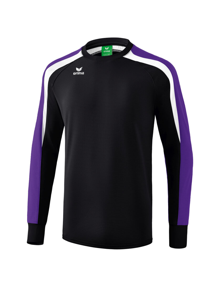 ERIMA 1071870 Sweat-Shirt Entraînement Liga 2.0 Noir/Violet Foncé/Blanc