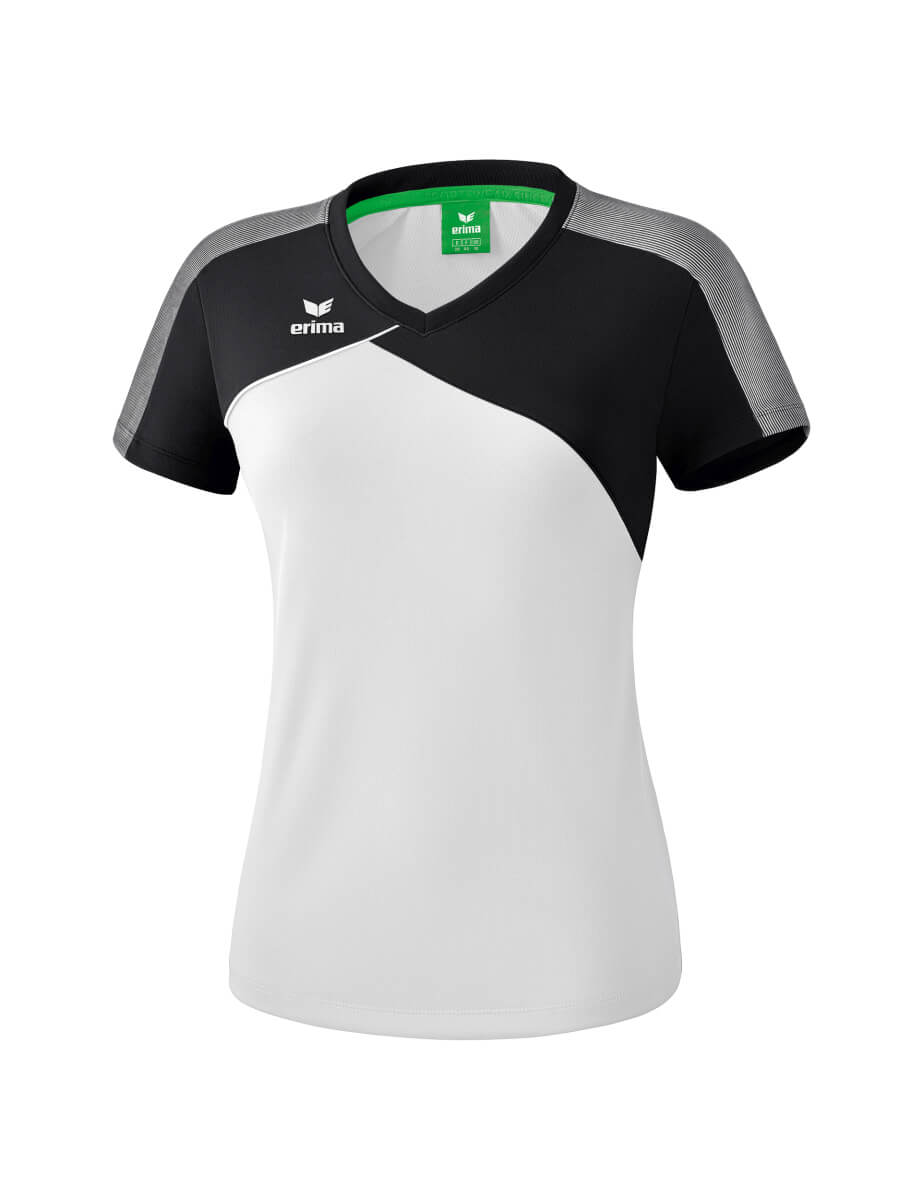 ERIMA 1081811 T-Shirt Premium One 2.0 Blanc/Noir/Blanc