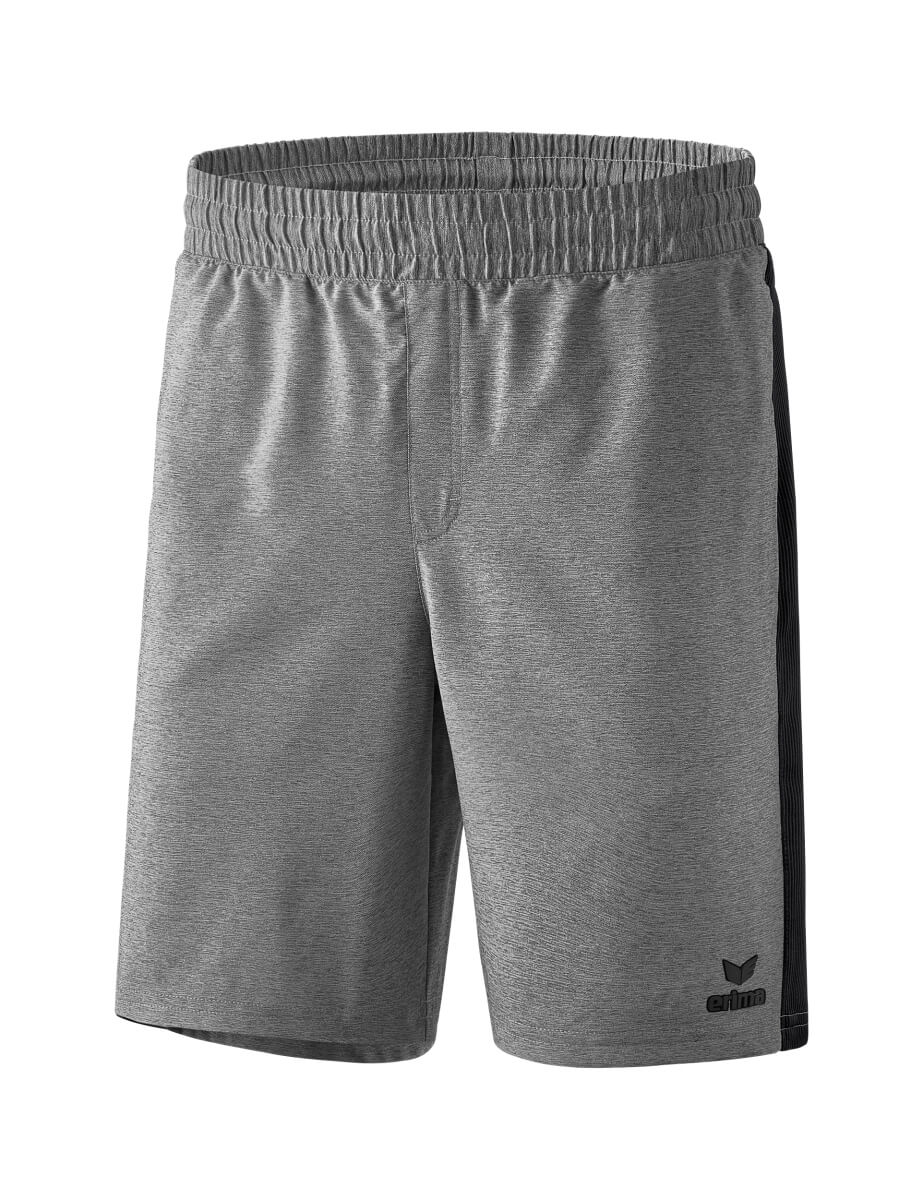 ERIMA 1161802 Shorts Premium One 2.0 Heather Grey/Black