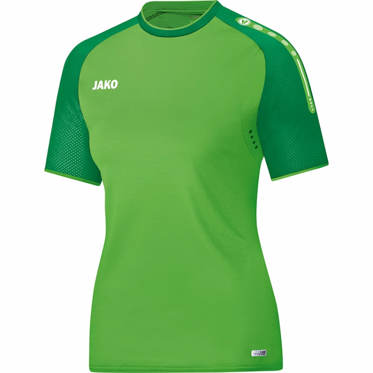 JAKO-6117W-22 T-Shirt Champ Green/Light Green Front