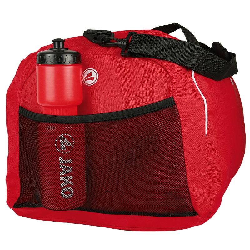 JAKO 1950-01-3 Sports Bag Classico Red Side Pocket