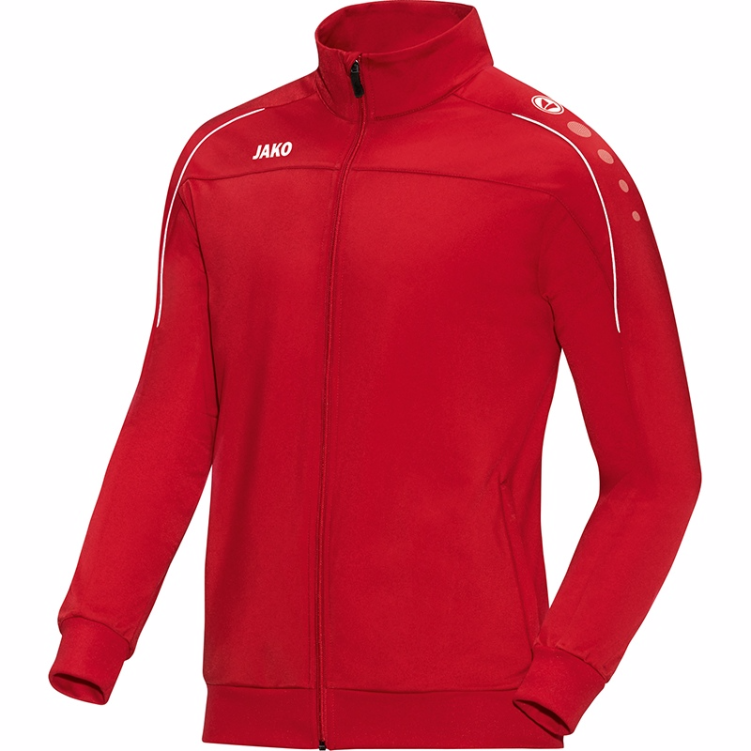 JAKO 9350-01 Polyester Jacket Classico Red Front