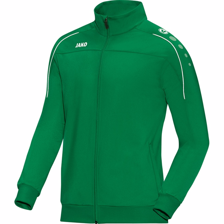 JAKO 9350-06 Polyester Jacket Classico Green Front