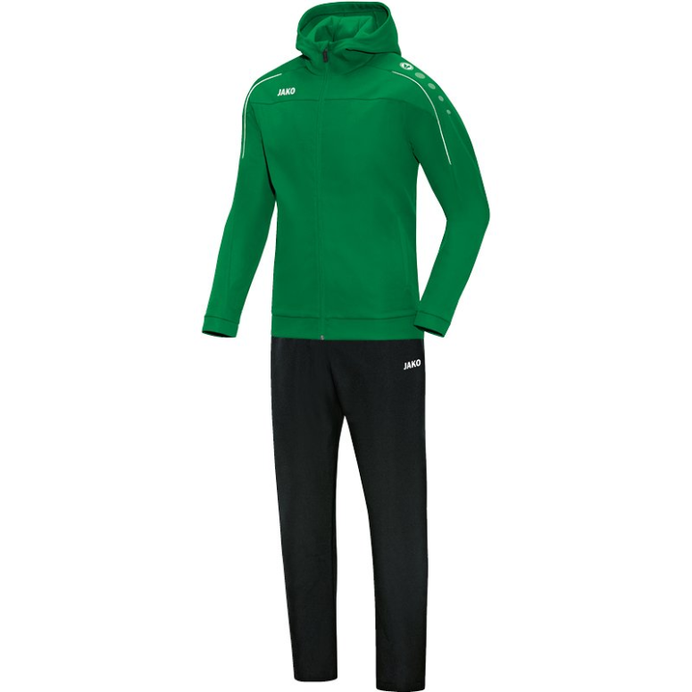 JAKO M9650-06 Hooded Leisure Tracksuit Classico Green