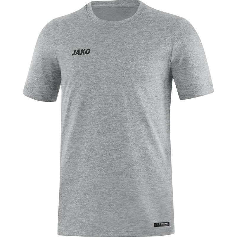 JAKO-6129M-40-1 T-Shirt Premium Basics Gris Mêlé Face