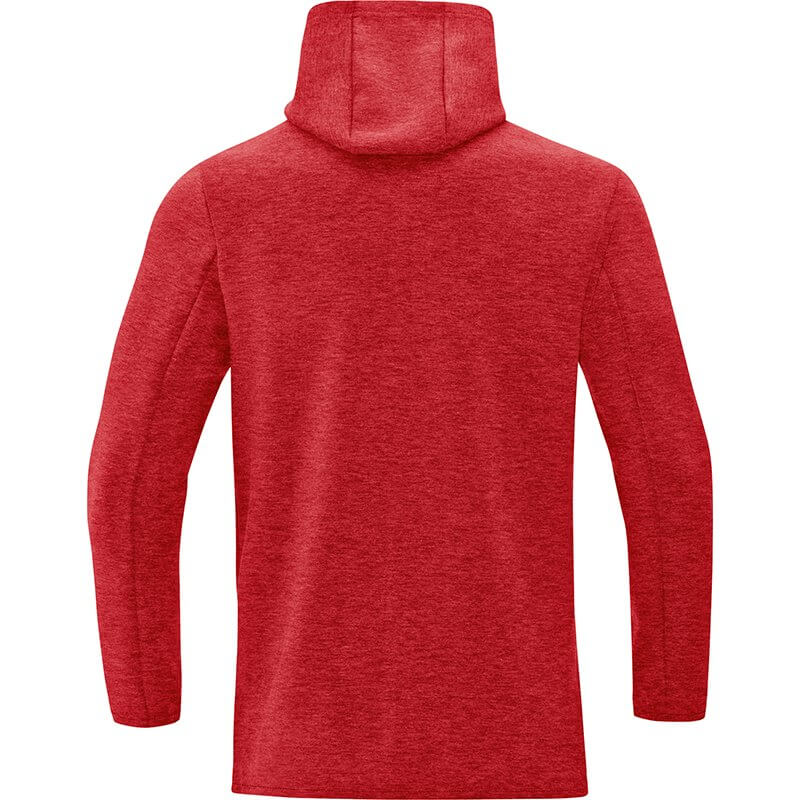 JAKO-6729M-01-2 Hooded Sweatshirt Premium Basics Mixed Red Back