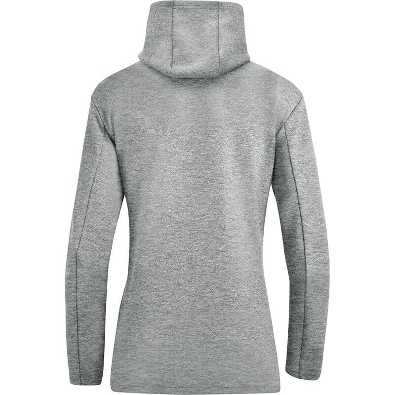 JAKO-6729W-40-2 Hooded Sweatshirt Premium Basics Mixed Grey Back