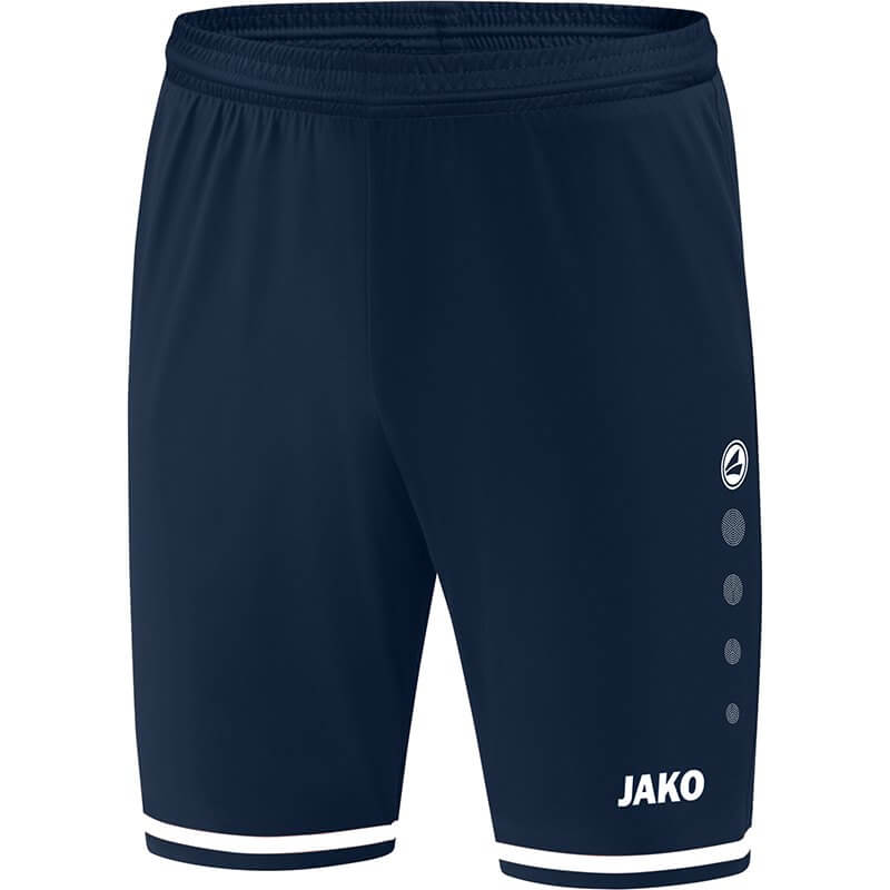 JAKO-4429-99 Short Striker 2.0 Bleu Marin/Blanc