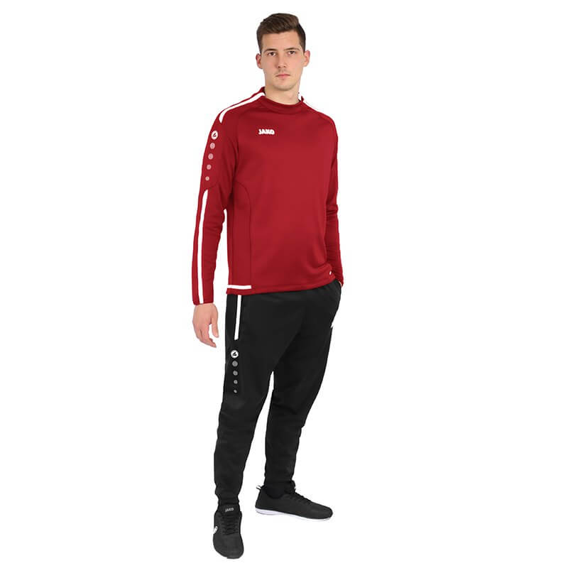 JAKO-8819-11-6 Sweat Striker 2.0 Chili Red/White Complete Outfit
