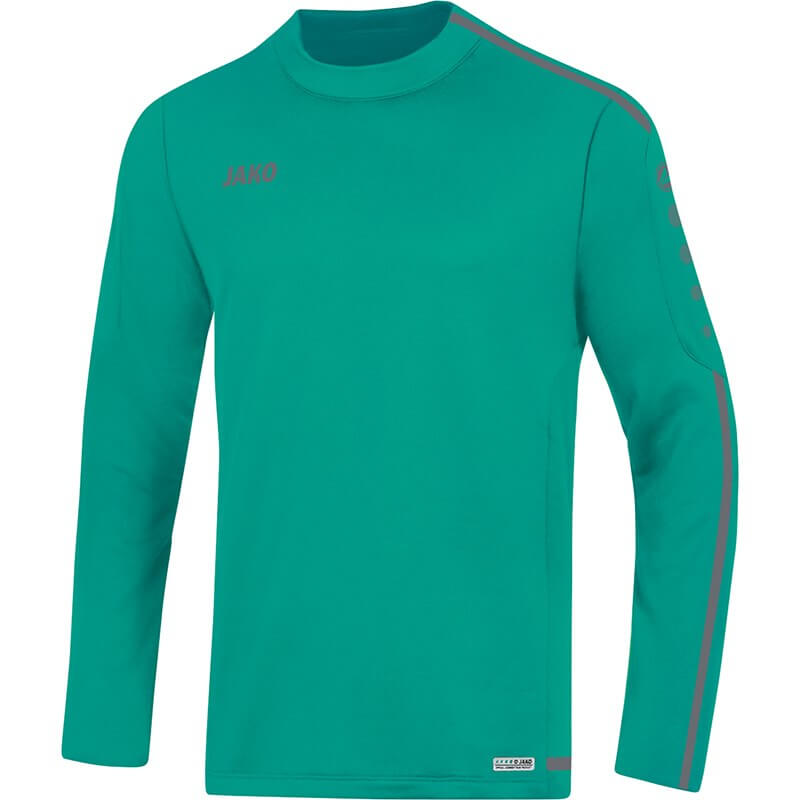 JAKO-8819-24-1 Sweater Striker 2.0 Bleu Turquoise/Anthracite Face
