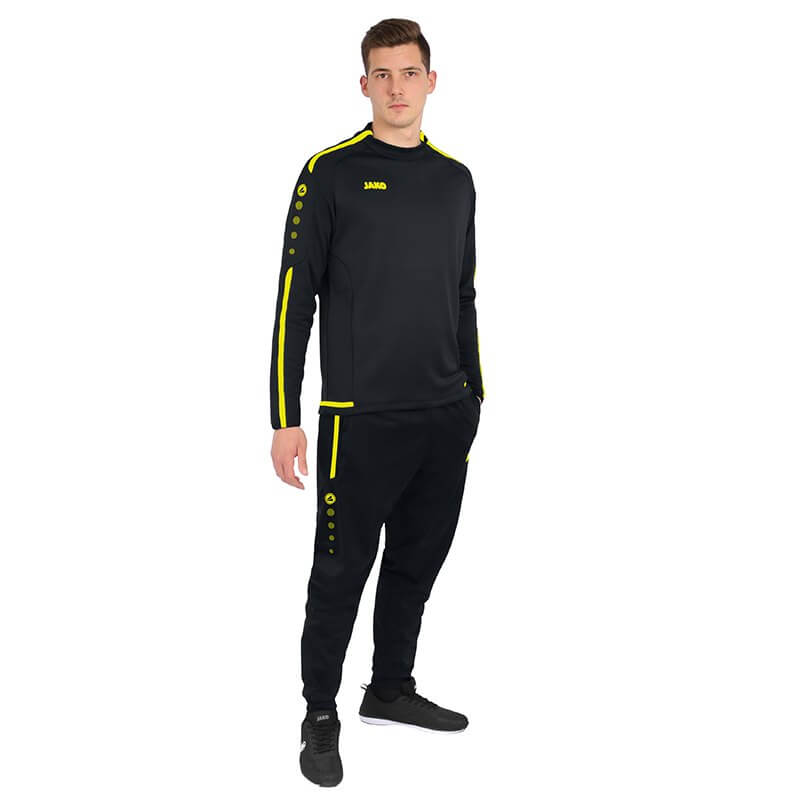 JAKO-8819-33-6 Sweat Striker 2.0 Black/Fluo Yellow Complete Outfit