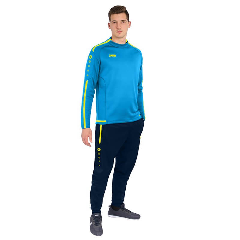 JAKO-8819-89-6 Sweat Striker 2.0 Blue/Fluo Yellow Complete Outfit