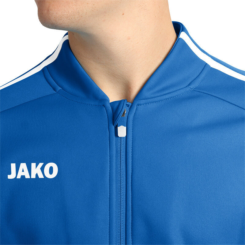JAKO-9819-04-9 Veste Loisir Striker 2.0 Bleu Royal/Blanc