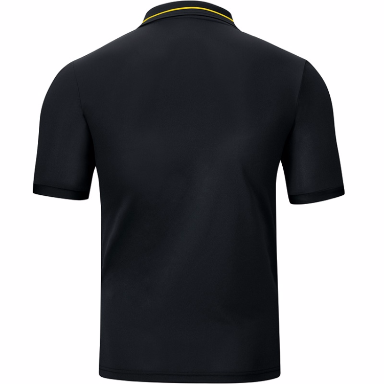 JAKO 6316W-03-2 Polo T-Shirt Striker Noir/Citron Arrière