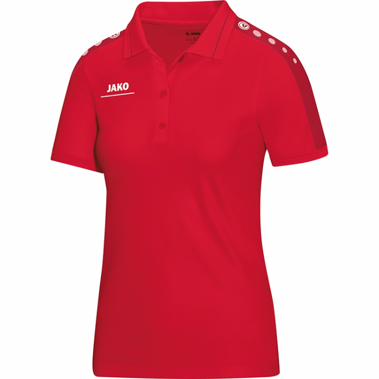 JAKO 6316W-01-1 Polo T-Shirt Striker Red Front