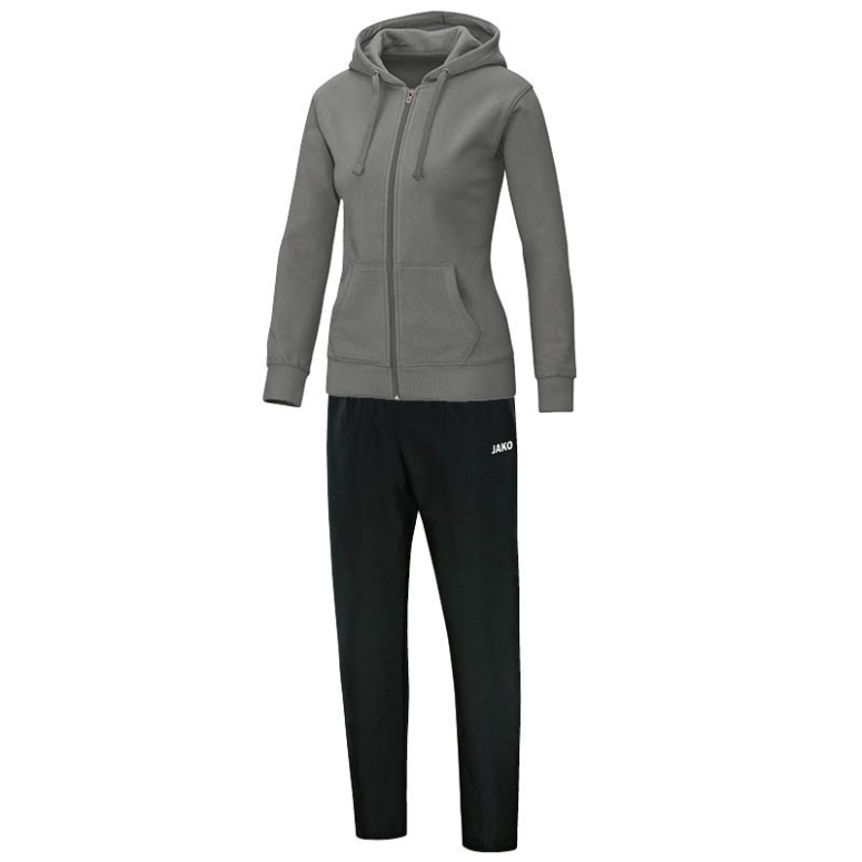 JAKO M9733W-21 Hooded Jogging Leisure Tracksuit Team Anthracite