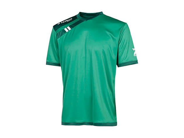 PATRICK FORCE101-GDG Soccer Shirt SS Green/Dark Green