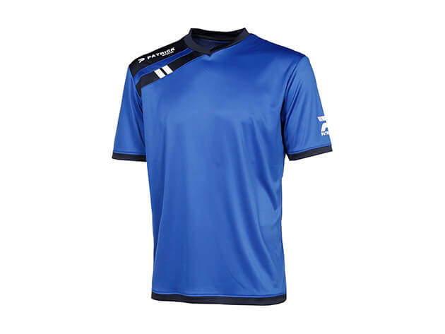 PATRICK FORCE101-RBN Soccer Shirt SS Royal Blue/Navy